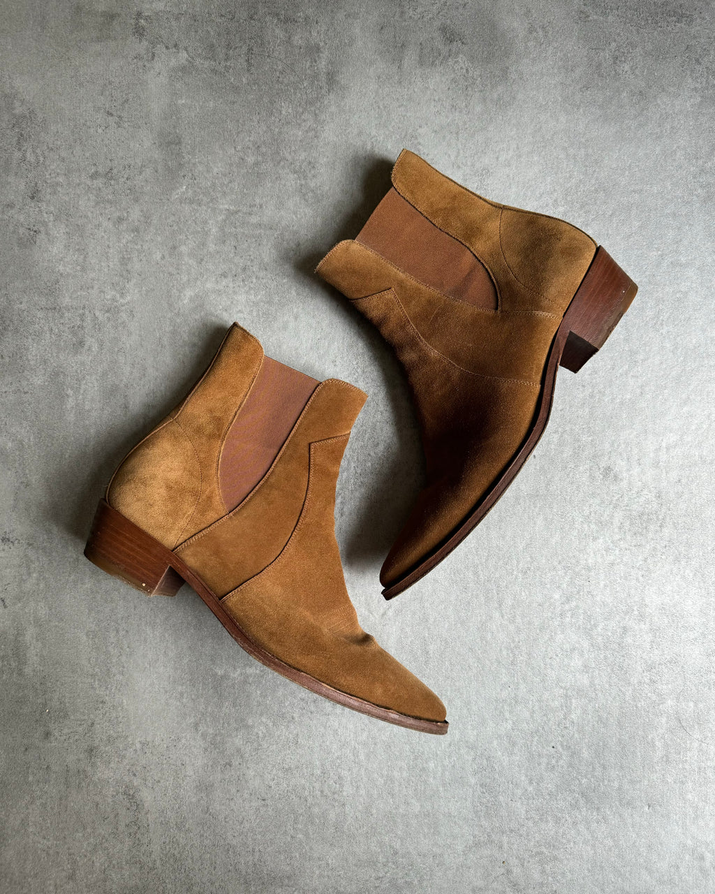 AW2020 Celine Jacno Chelsea Camargue Suede Calfskin Boots by Hedi Slimane (45) - 7