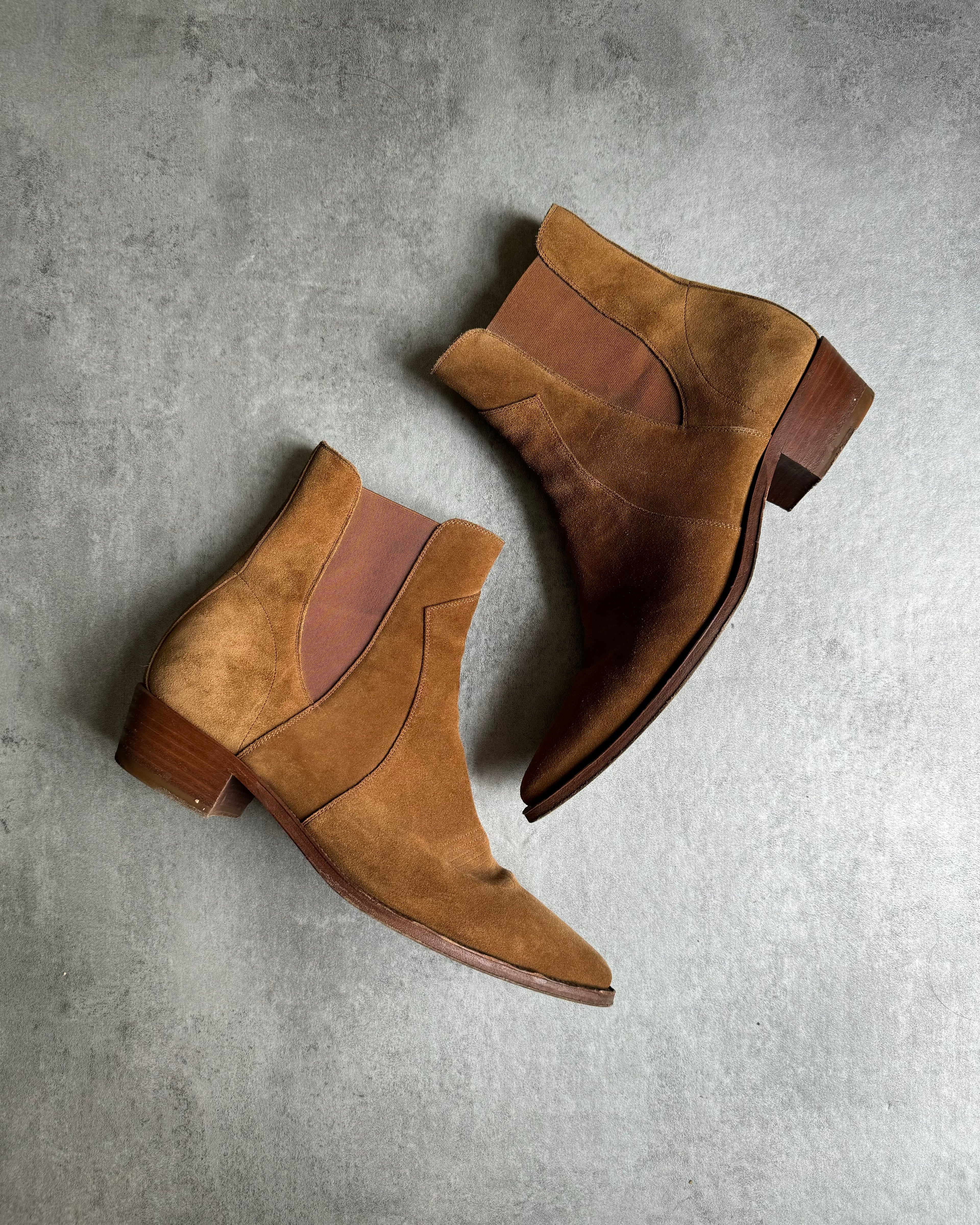 AW2020 Celine Jacno Chelsea Camargue Suede Calfskin Boots by Hedi Slimane (45) - 7