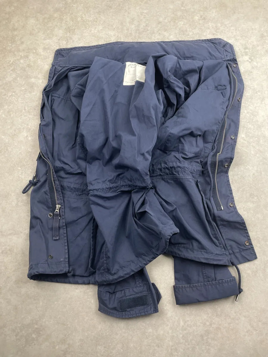 Ralph Lauren Denim & Supply Navy Nylon Multi-Pocket Field Jacket Light Jacket xwVSxUfl 3