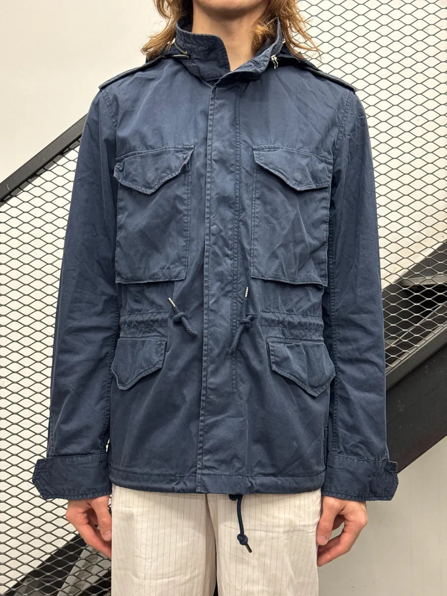 Ralph Lauren Denim & Supply Navy Nylon Multi-Pocket Field Jacket Light Jacket xwVSxUfl 0