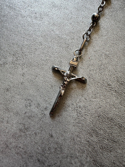 Dolce & Gabbana Silver Rosary Necklace  (OS) - 8