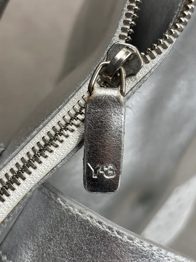 Y-3 X Adidas Leather Silver handle Bag  SswLyUb 13