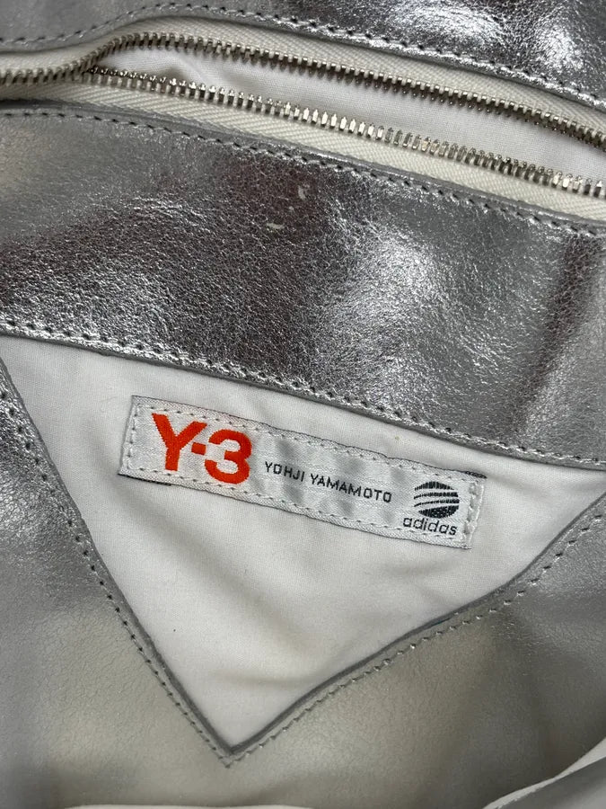 Y-3 X Adidas Leather Silver handle Bag  SswLyUb 17