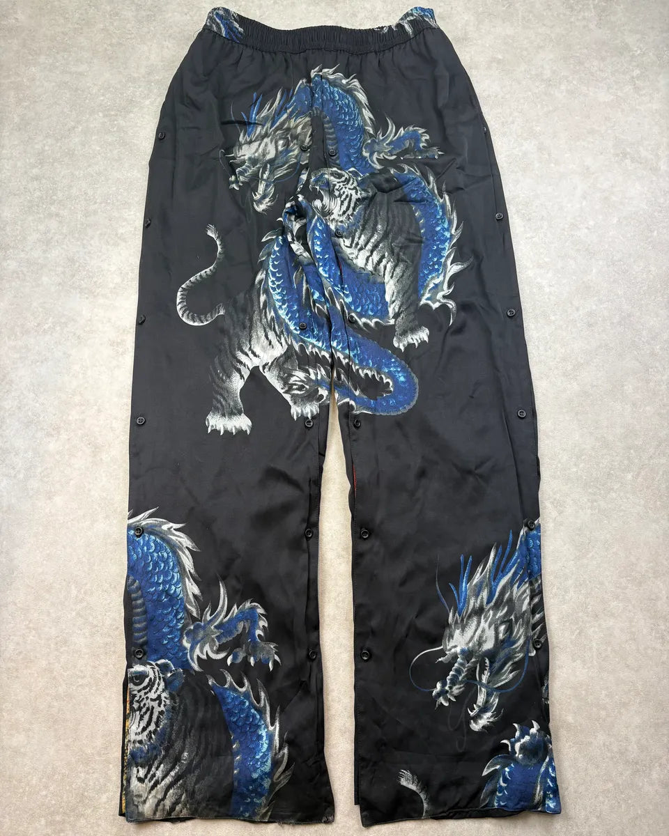Y/Project Black Asian Dragon Detachable Track Pants GSgZdhn 0