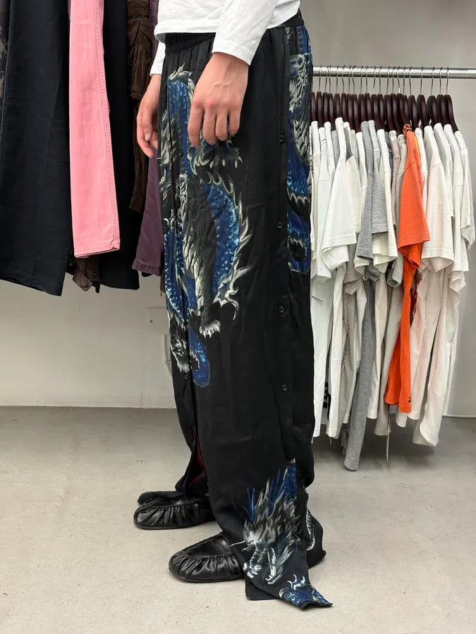 Y/Project Black Asian Dragon Detachable Track Pants GSgZdhn 2