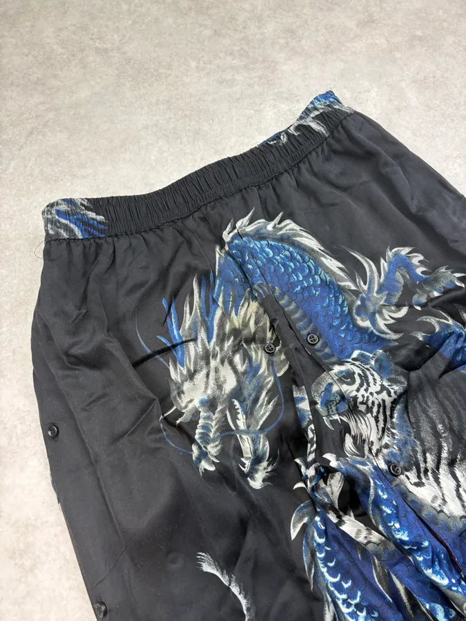Y/Project Black Asian Dragon Detachable Track Pants GSgZdhn 5