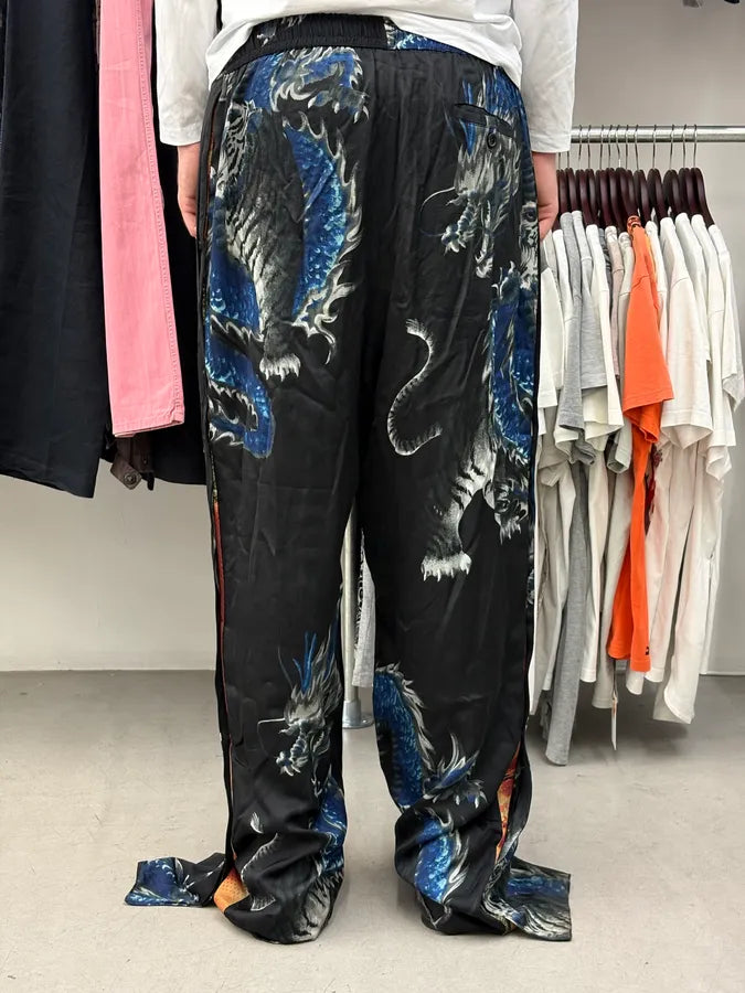 Y/Project Black Asian Dragon Detachable Track Pants GSgZdhn 3