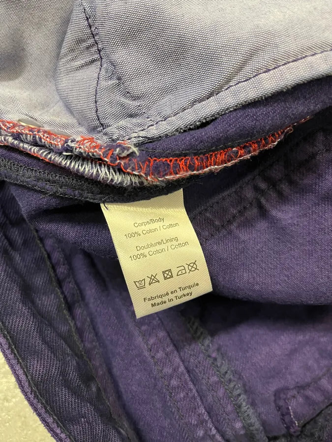 Y-Project Double Layering Purple Denim Jeans GvGGQmO 11