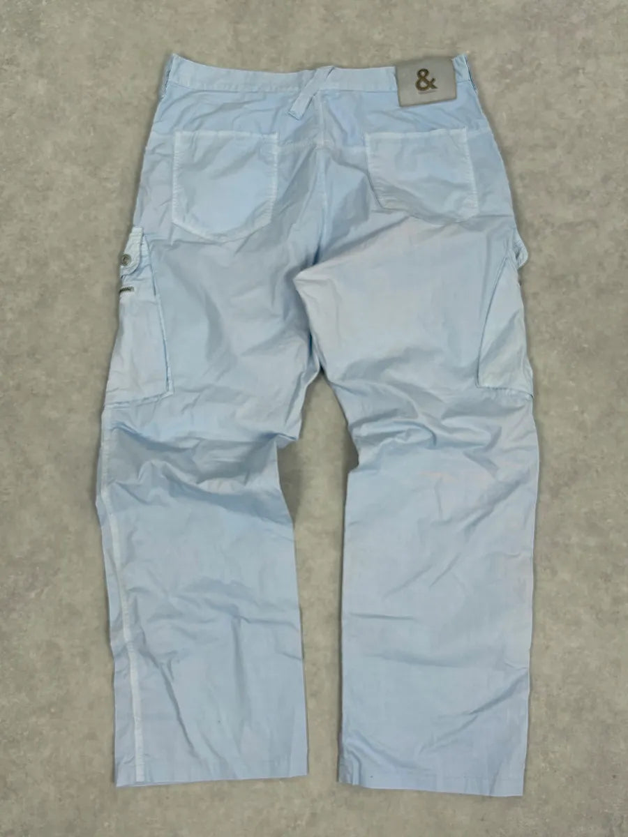 2000s Dolce & Gabbana Light Blue Cargo Pants pqZhLLP 5