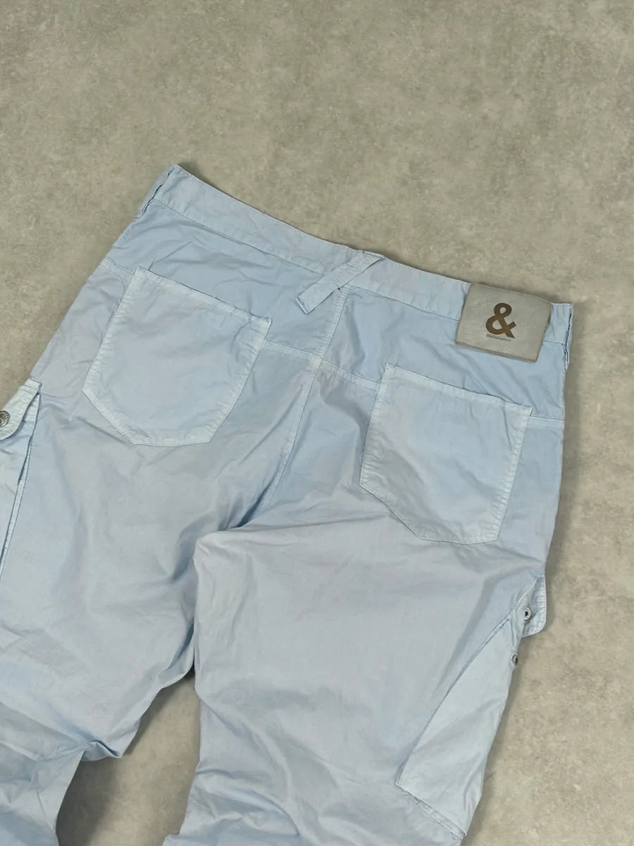 2000s Dolce & Gabbana Light Blue Cargo Pants pqZhLLP 6
