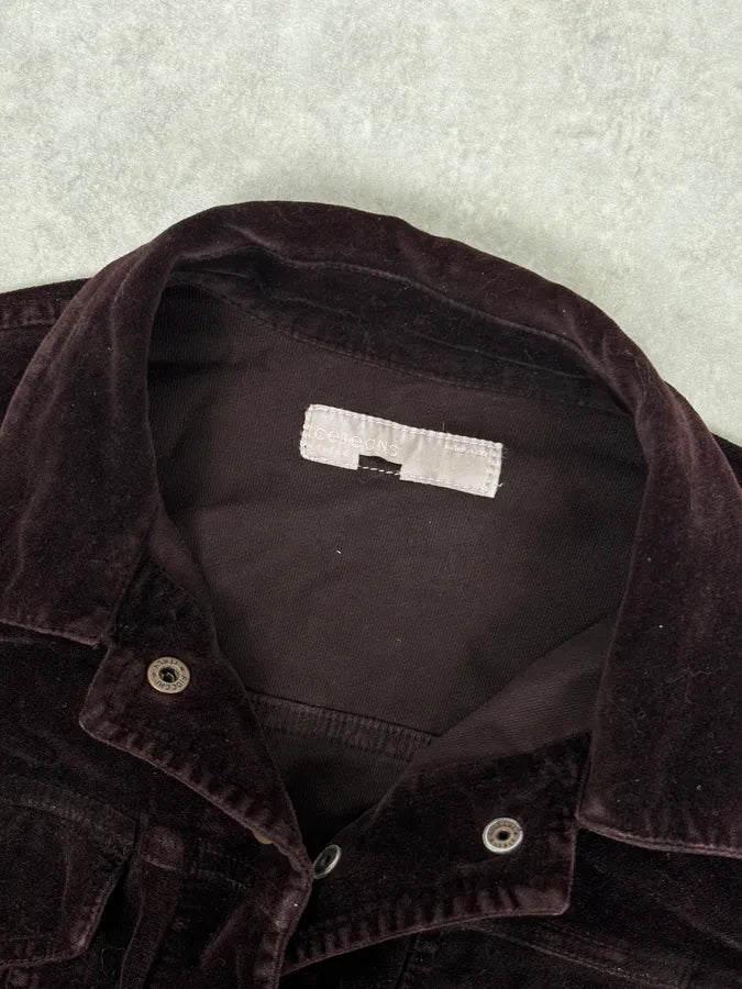 2000s Iceberg Jacket Irregular Gradient Dark Burgundy Jacket QtVRtMo 7