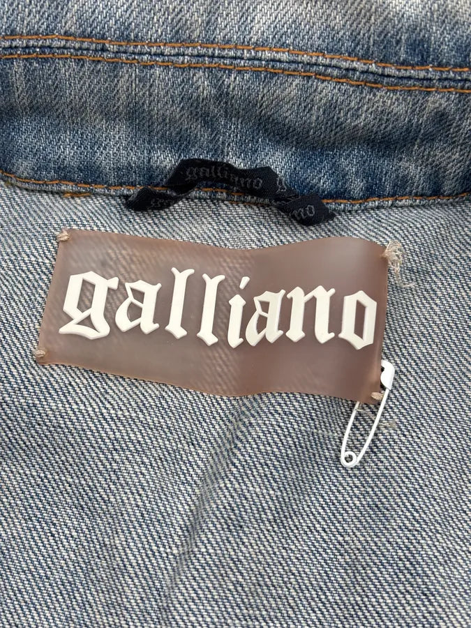 SS2011 John Galliano Blue Denim Gazette Magazine Denim Jacket rsErlax 10