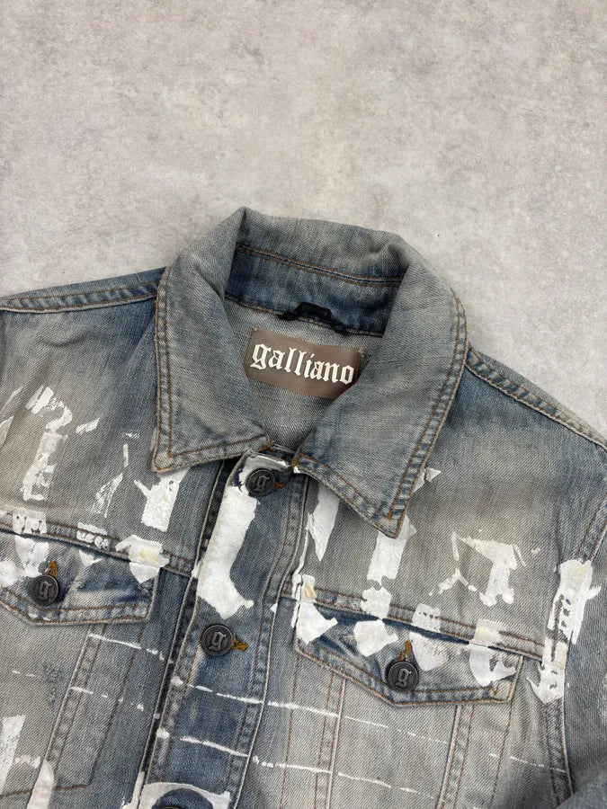 SS2011 John Galliano Blue Denim Gazette Magazine Denim Jacket rsErlax 3