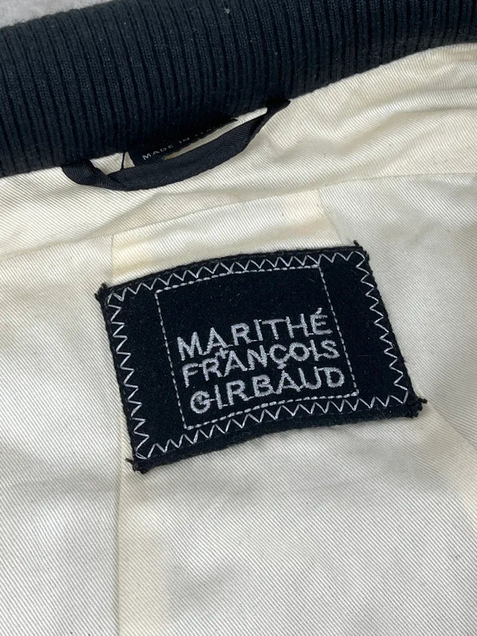 2000s Marithé + François Girbaud Stitched Black Worker Light Jacket mpDKtal 11
