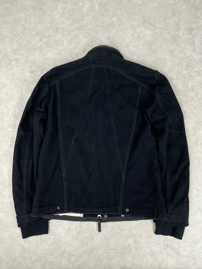 2000s Marithé + François Girbaud Stitched Black Worker Light Jacket mpDKtal 5