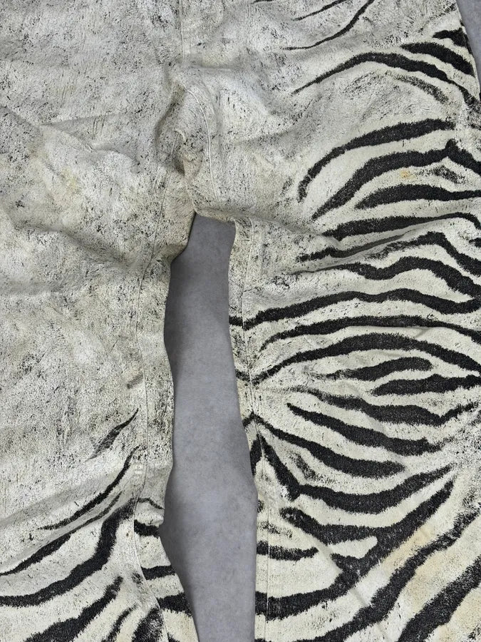 2000s Roberto Cavalli Creamy White Savage Zebra Pants TKIoeob 8