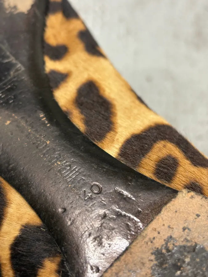 Roberto Cavalli Leopard Pony Hair Ballet Flats igwxgud 6