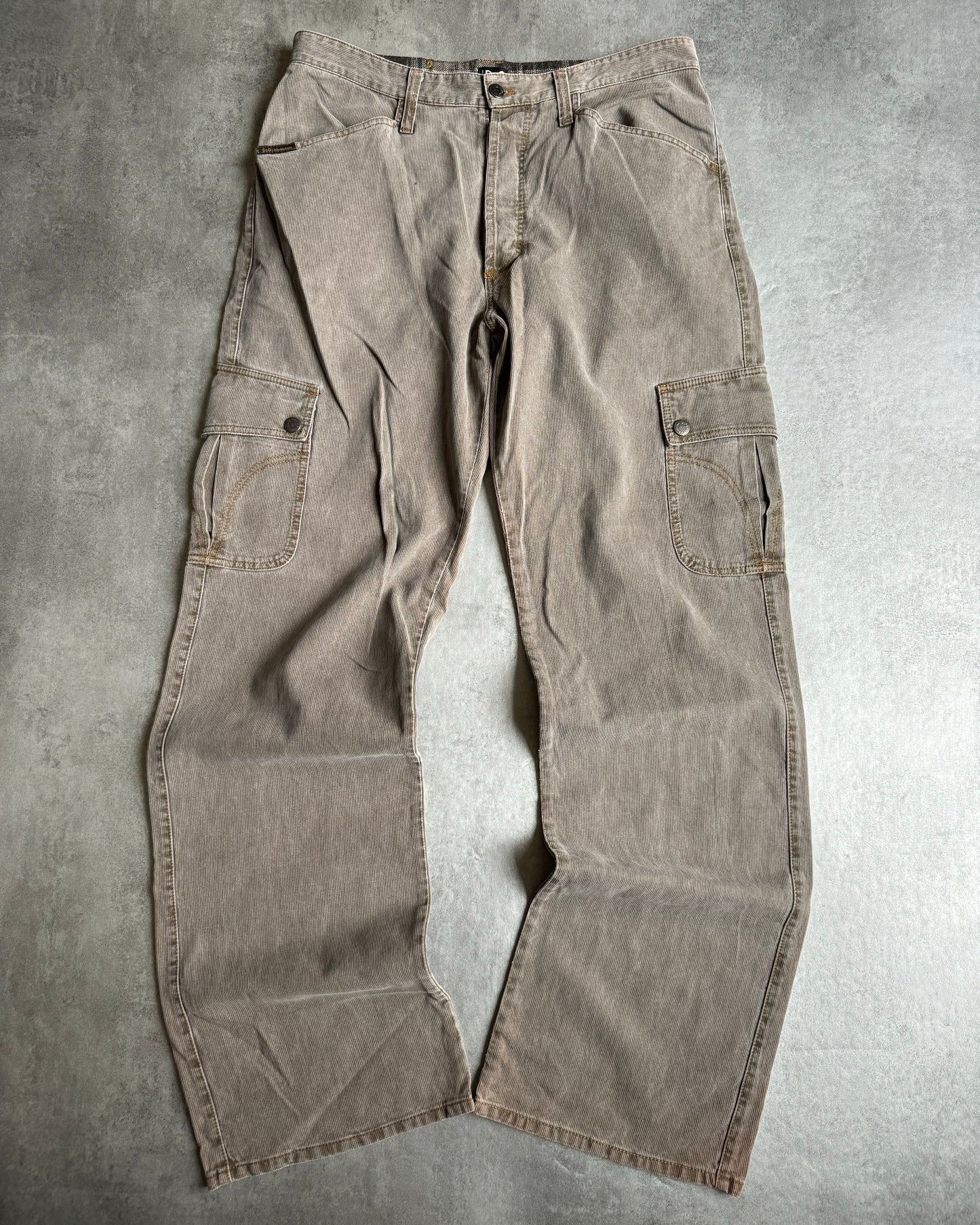 AW2004 Dolce & Gabbana Grey Army Cargo Pants  (XL) - 6