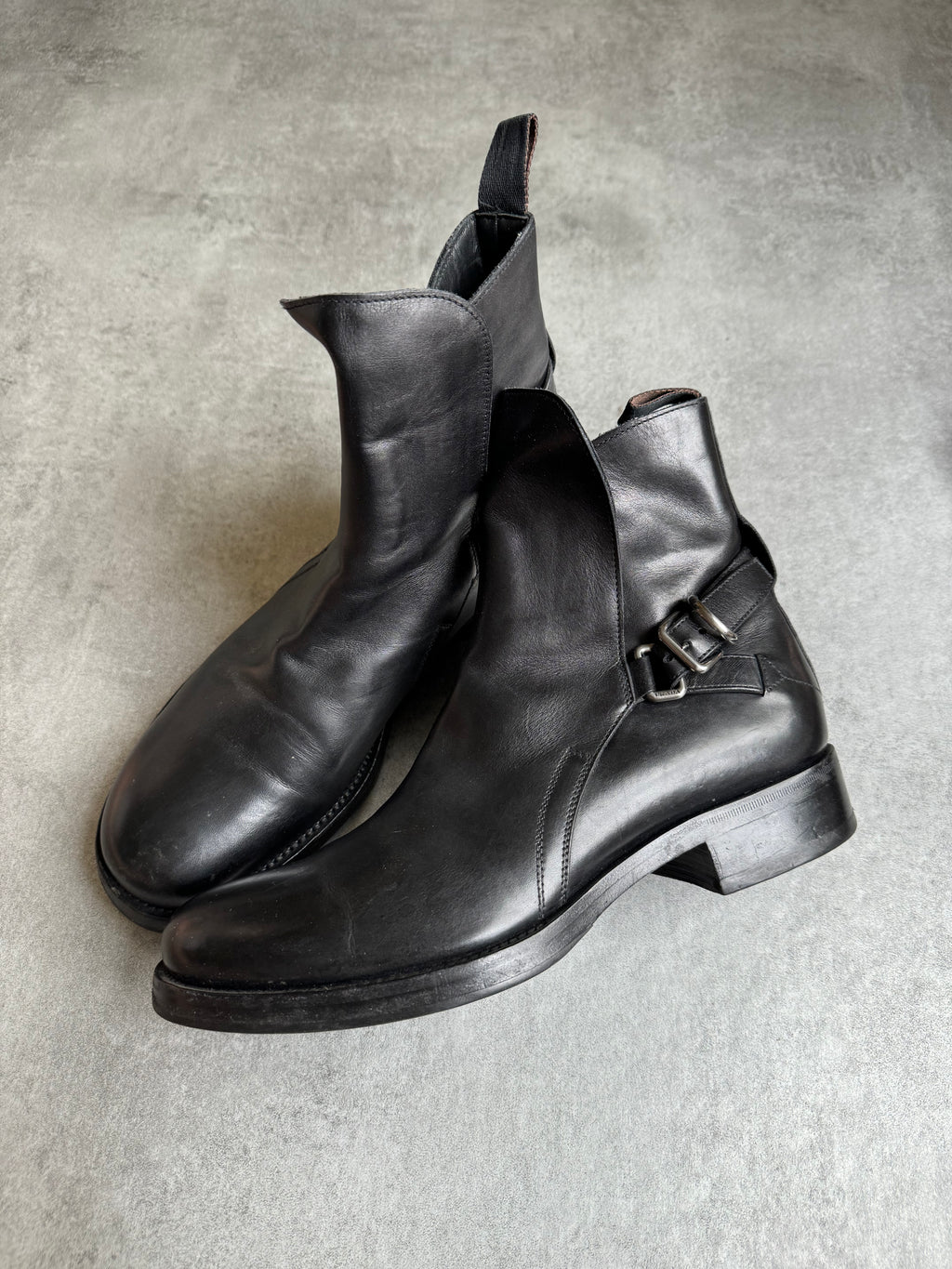 AW2015 Prada Black Leather Boots (40,5) - 2