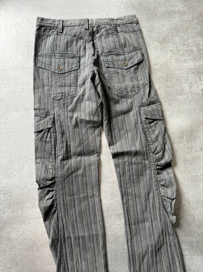 AW2005 Cavalli Striped Cargo Pants (M) - 6