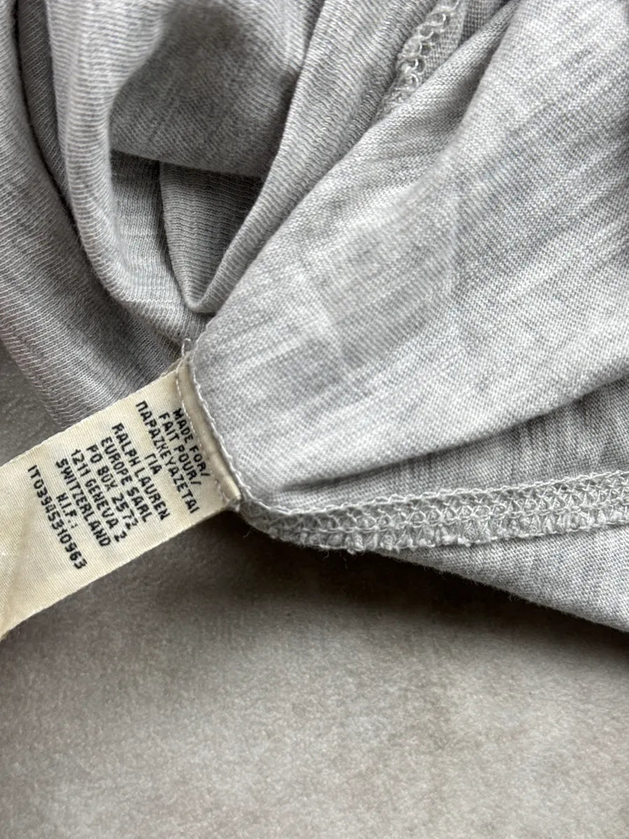 2010s Ralph Lauren Grey Flag Placket Henley Longsleeve yKJsVqzm 11