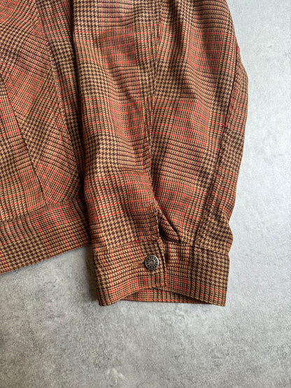 2000s Dries Van Noten Houndstooth Light Jacket (M) - 6