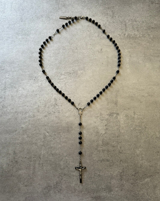 Dolce & Gabbana Underground Black Catholic Necklace (OS) - 1