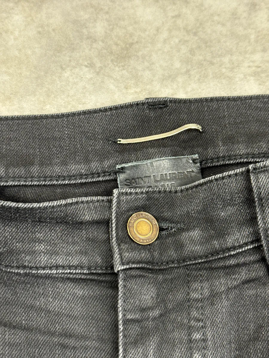 SS2020 Saint Laurent Black Slim Denim Jeans yNPjnlzl 10
