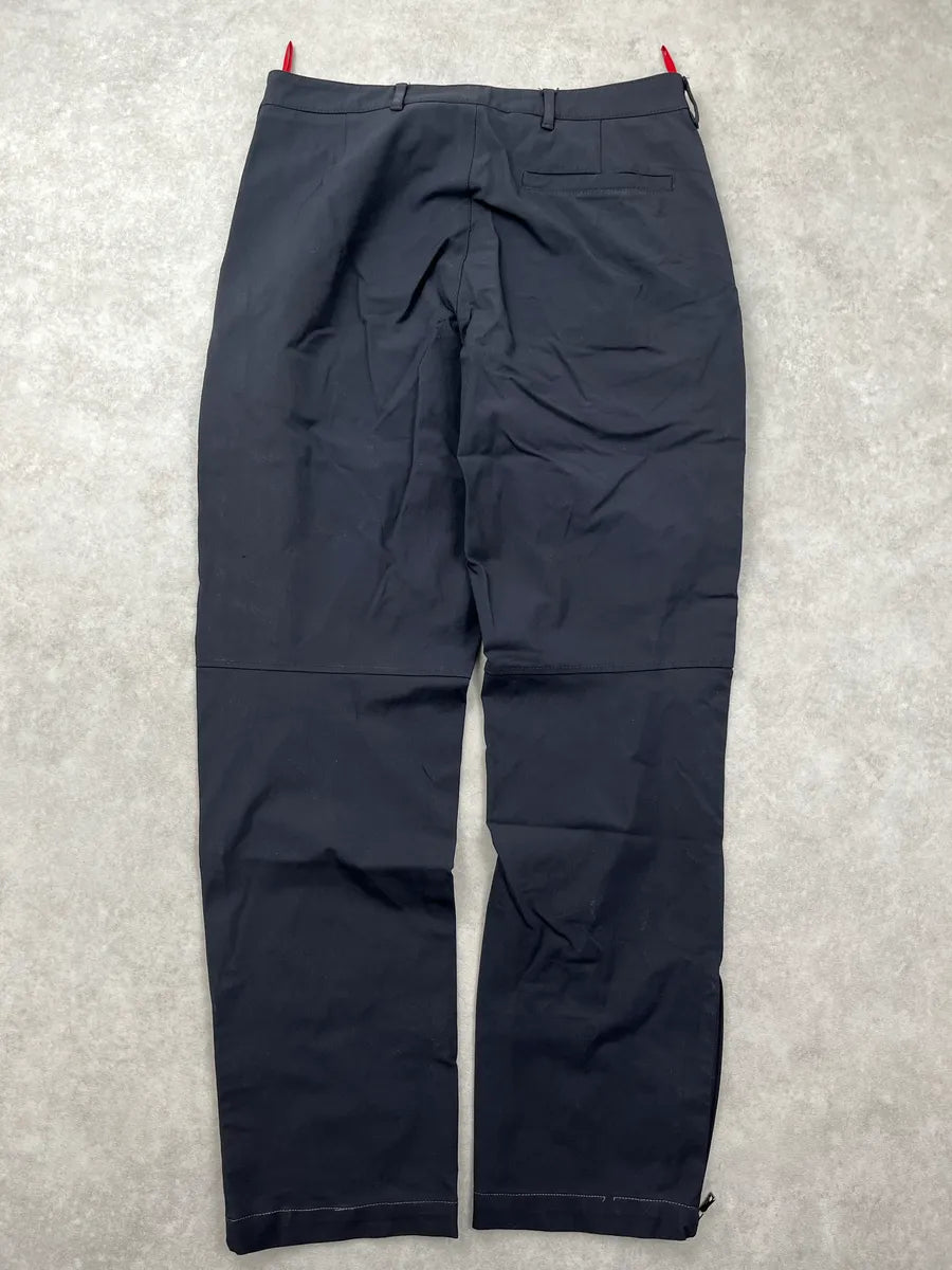 2000s Prada Dark Navy Technical Ankle Zip Sport Pants yNxkXZMk 4