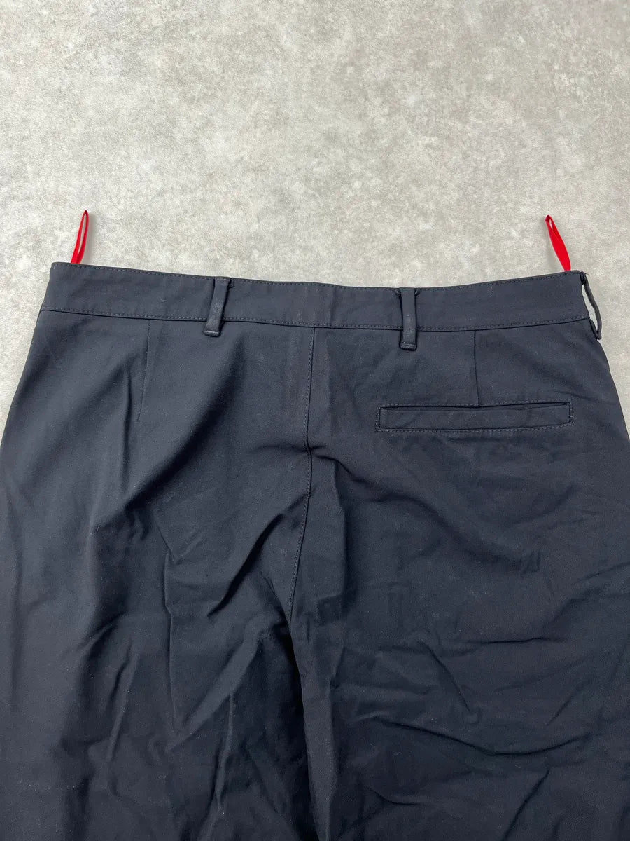 2000s Prada Dark Navy Technical Ankle Zip Sport Pants yNxkXZMk 6