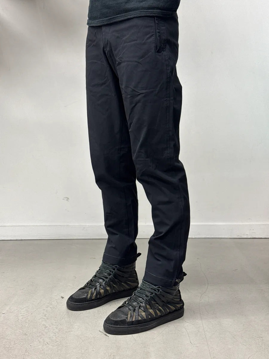 2000s Prada Dark Navy Technical Ankle Zip Sport Pants yNxkXZMk 2