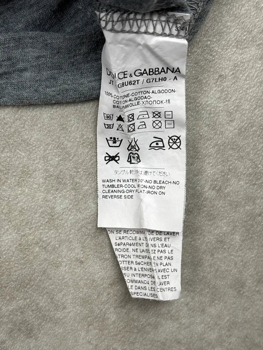 2000s Dolce & Gabbana Grey Madonna Like a Virgin T-Shirt yVJIAWoJ 9