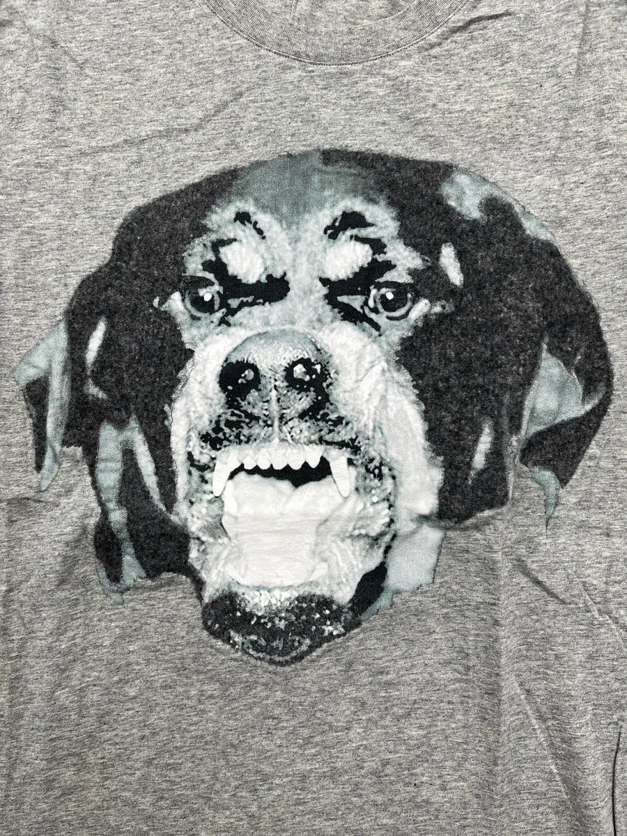 SS2016 Givenchy Grey Rottweiler T-Shirt by Riccardo Tisci yVQmpoGF 5