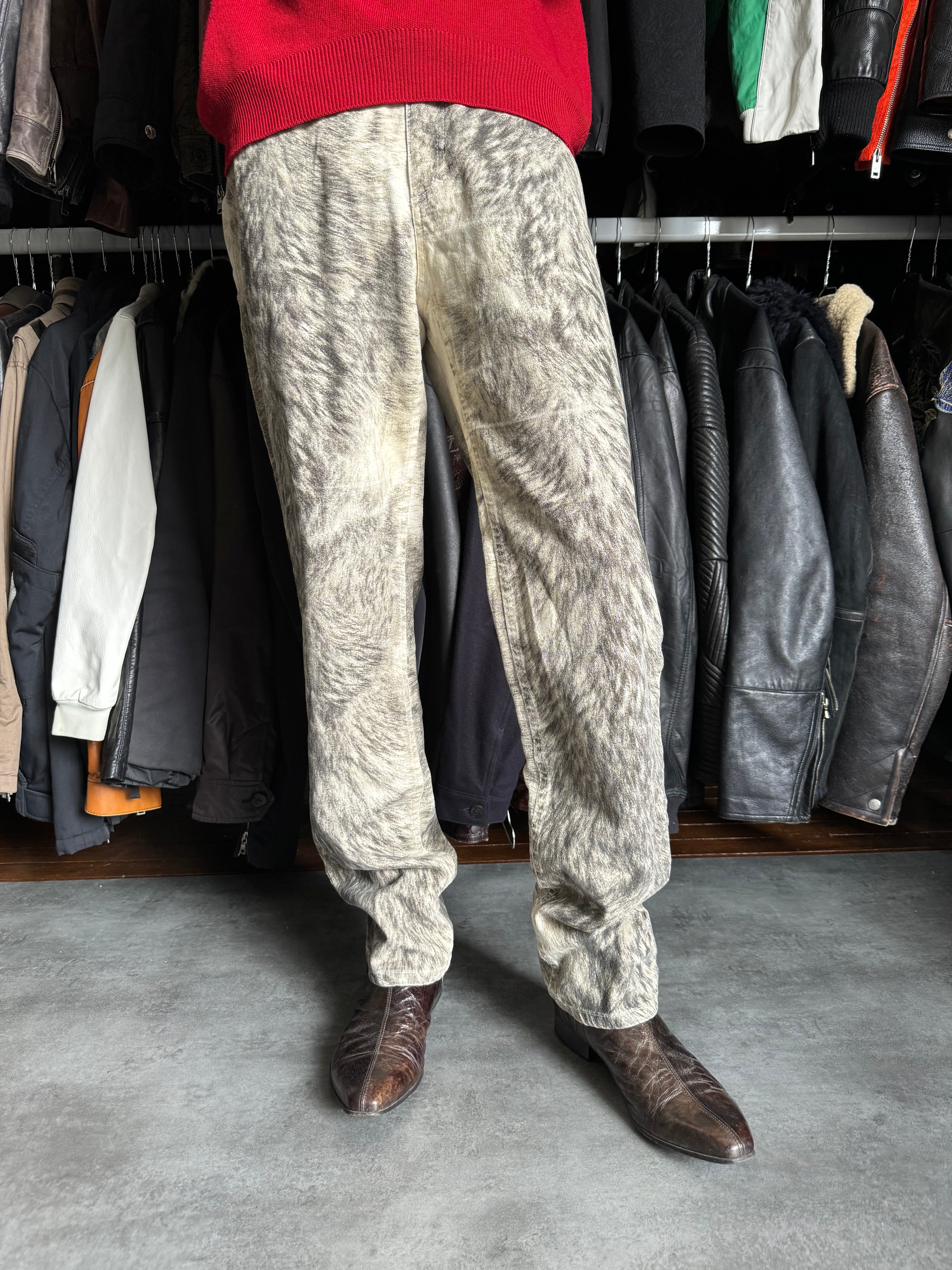 AW1999 Roberto Cavalli Heavy Animal Pants (S) - 2