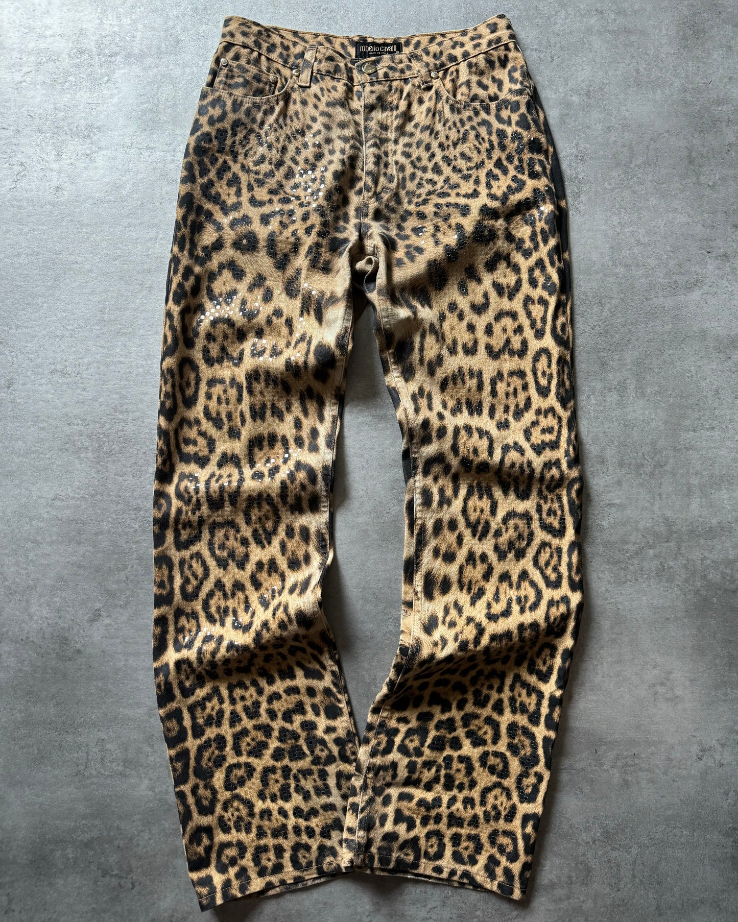 FW2000 Roberto Cavalli Jaguar Savage Pants (XS) - 6
