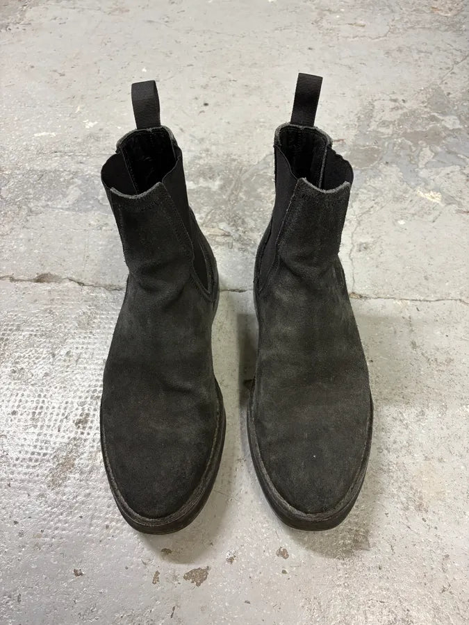 Yeezy Season 6 Black Suede Leather Chelsea Boots (42eu/us8.5) lYHrNSP 1
