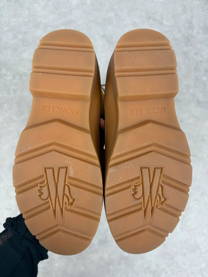 Moncler Yellow Cozy Leather Puffer Ski Boots sOQbMiq 5