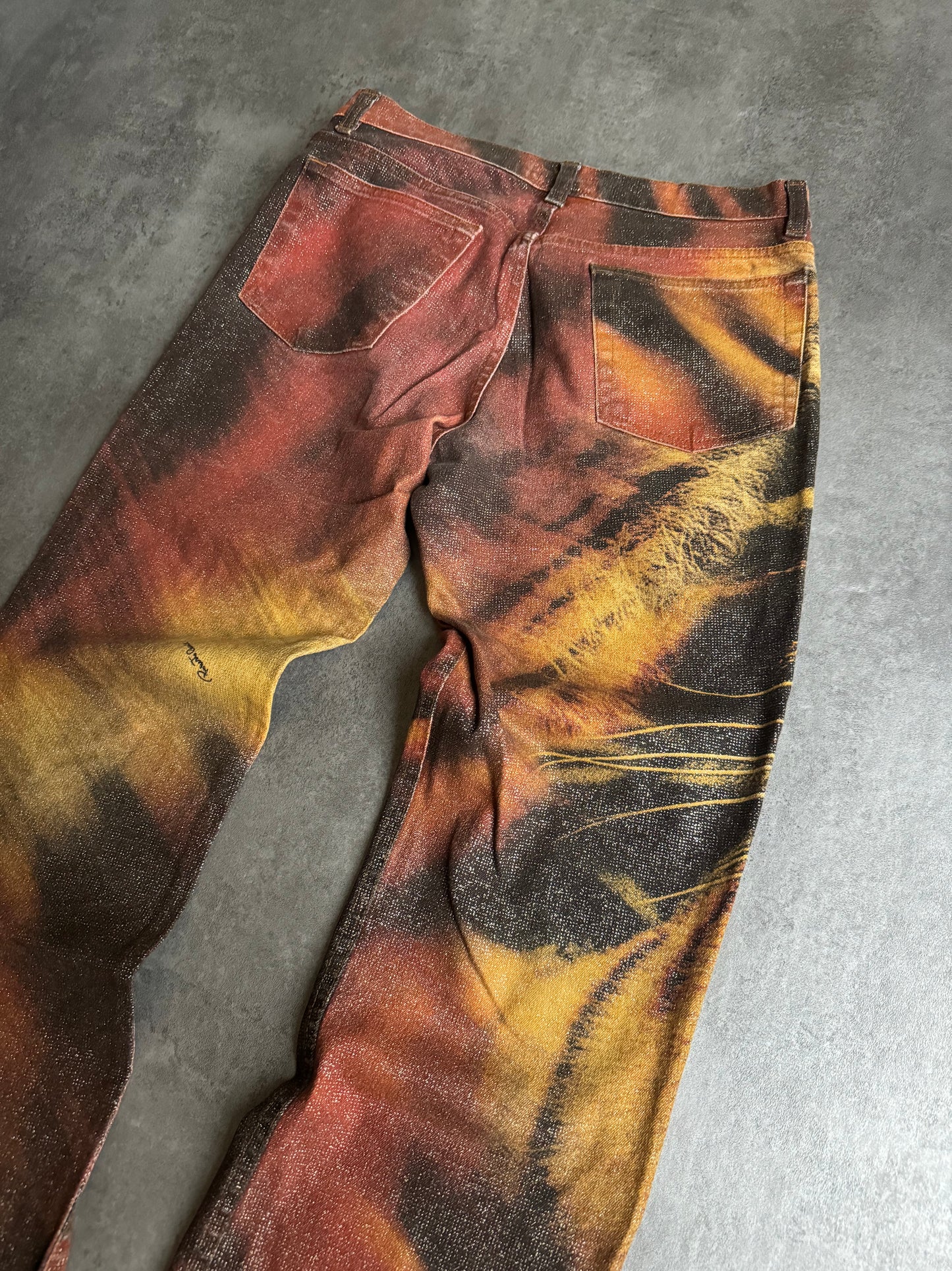 FW2000 Roberto Cavalli Savage Tiger Pants (S) - 2