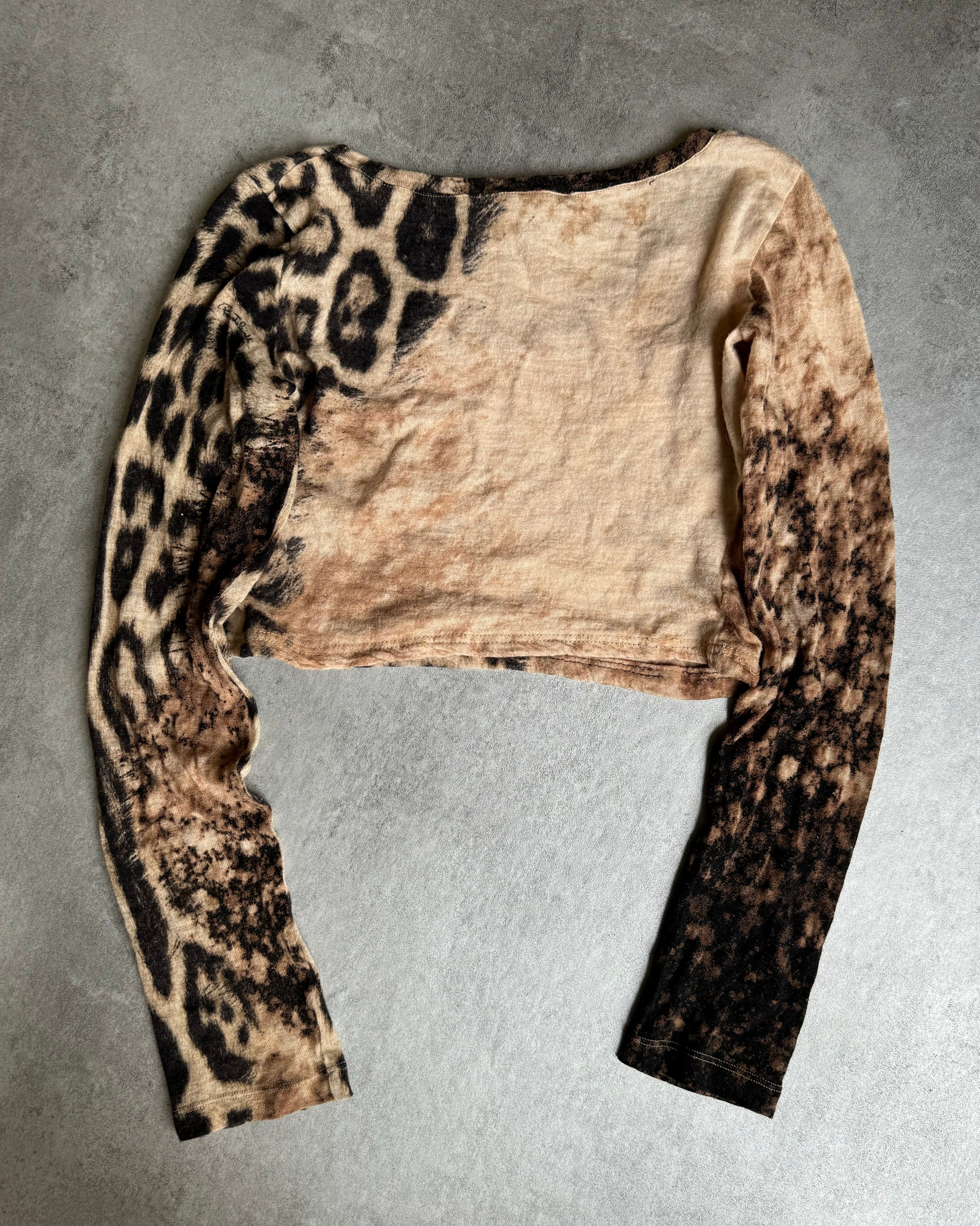 2000s Roberto Cavalli Leopard Magma Exploration Top (S) - 3