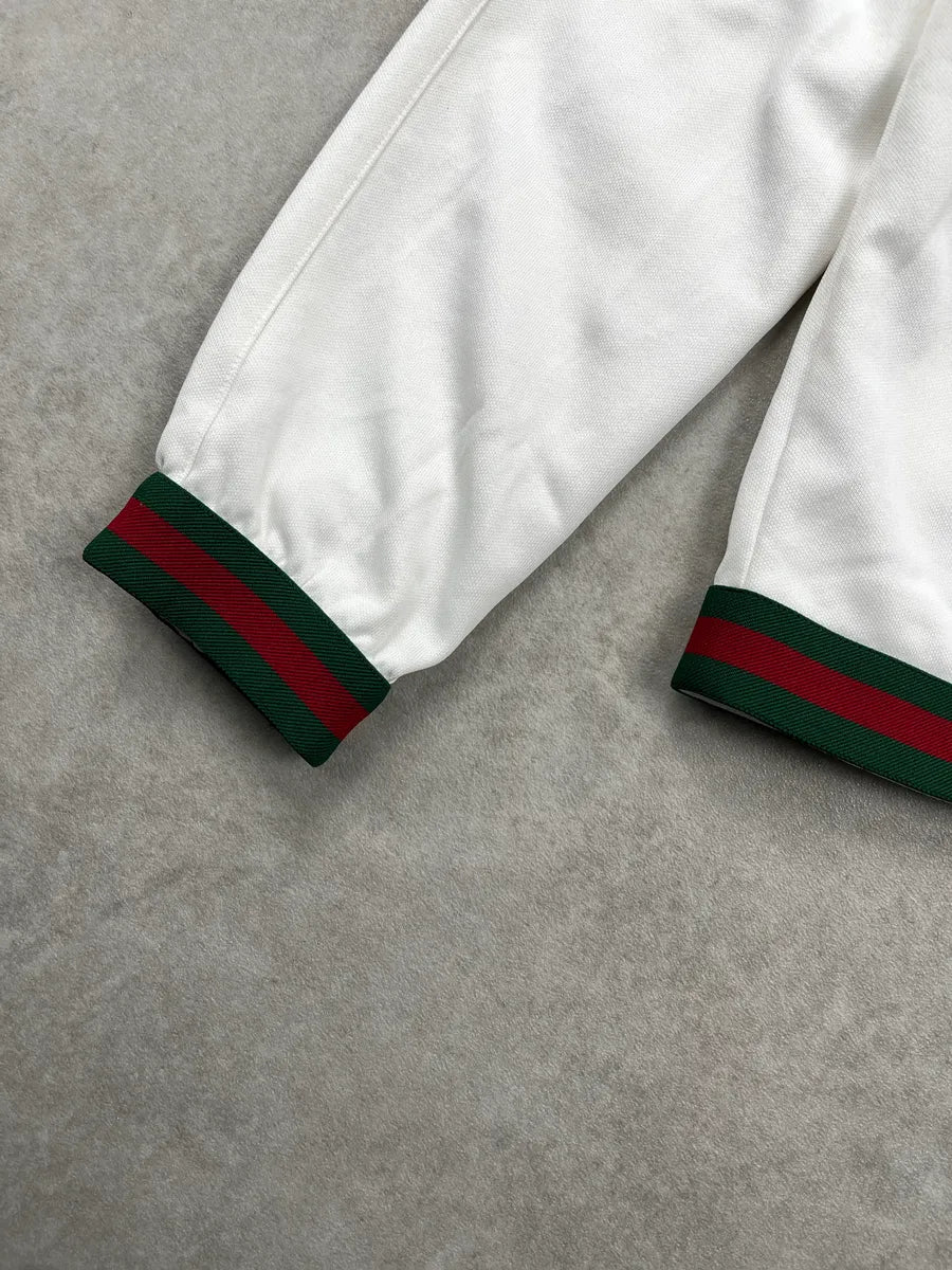 2010s Gucci Contrast Stripes White Light Jacket ygHqGsCi 5