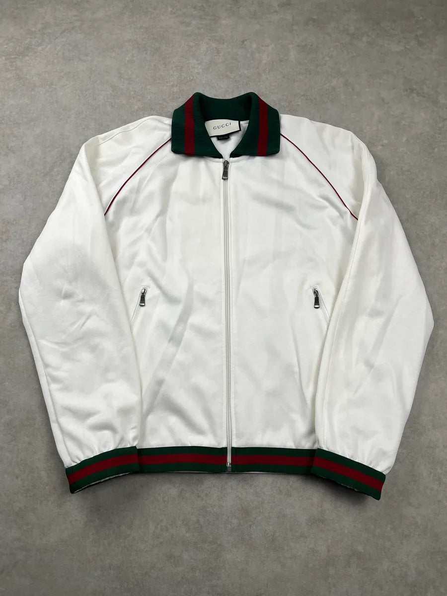 2010s Gucci Contrast Stripes White Light Jacket ygHqGsCi 1