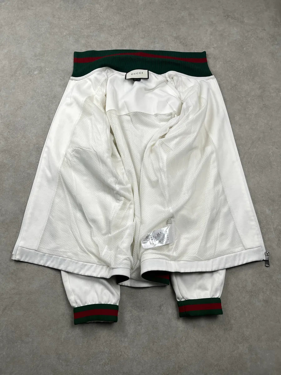 2010s Gucci Contrast Stripes White Light Jacket ygHqGsCi 8