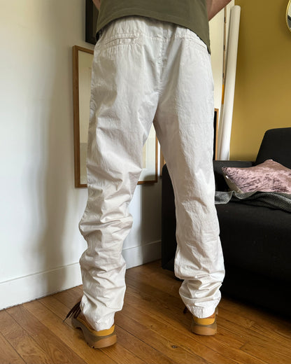 SS2007 Prada Creamy Relaxed Pants (XL) - 2