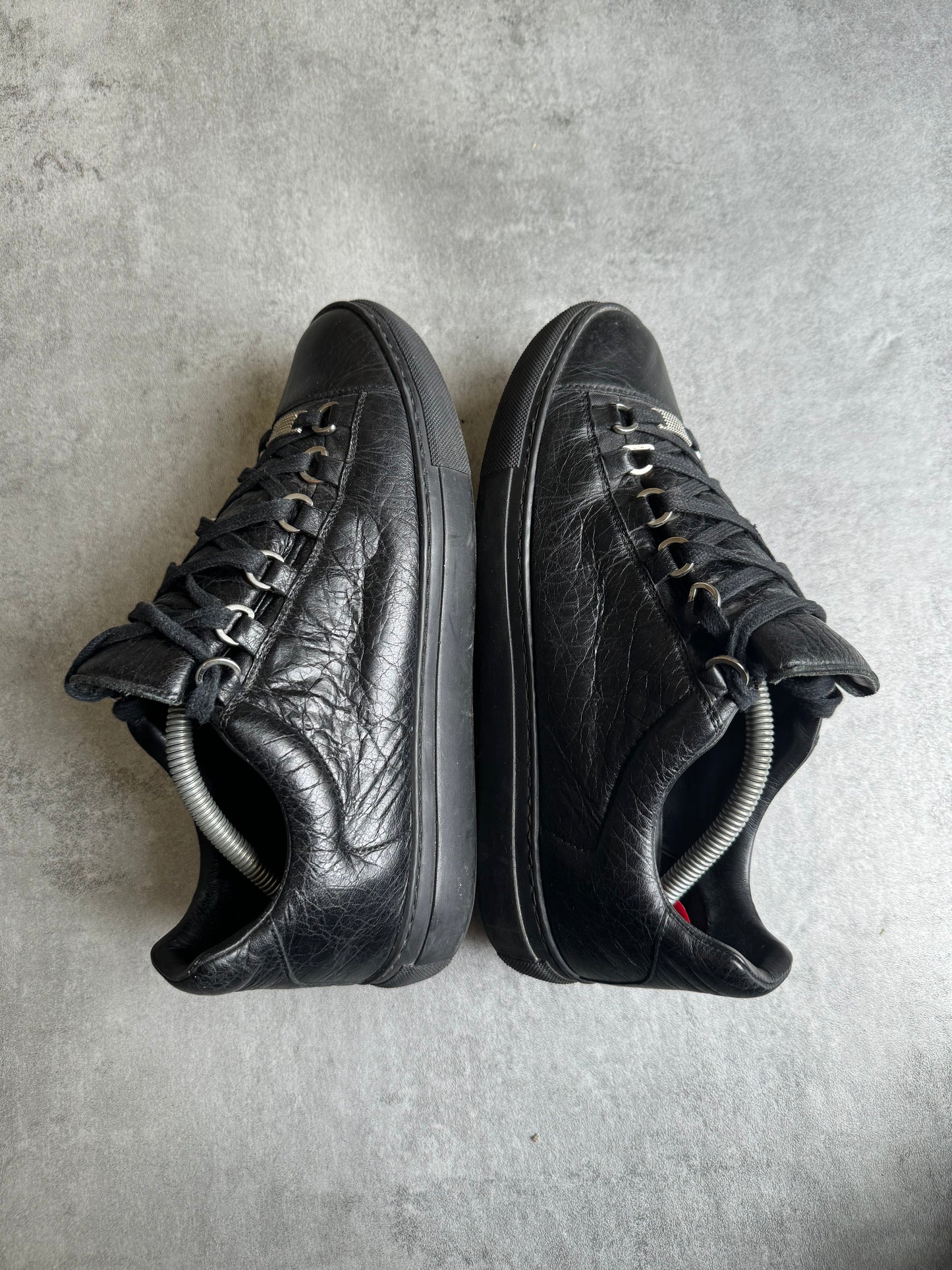 Balenciaga Arena Black Leather Low  (40,5) - 4