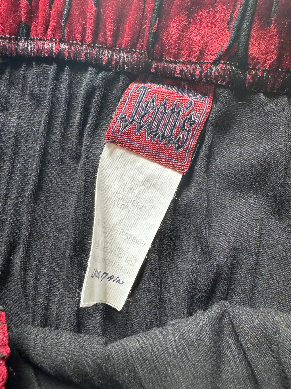AW1998 Jean Paul Gaultier Blood Devil Skirt/Longsleeves Set (S) - 8