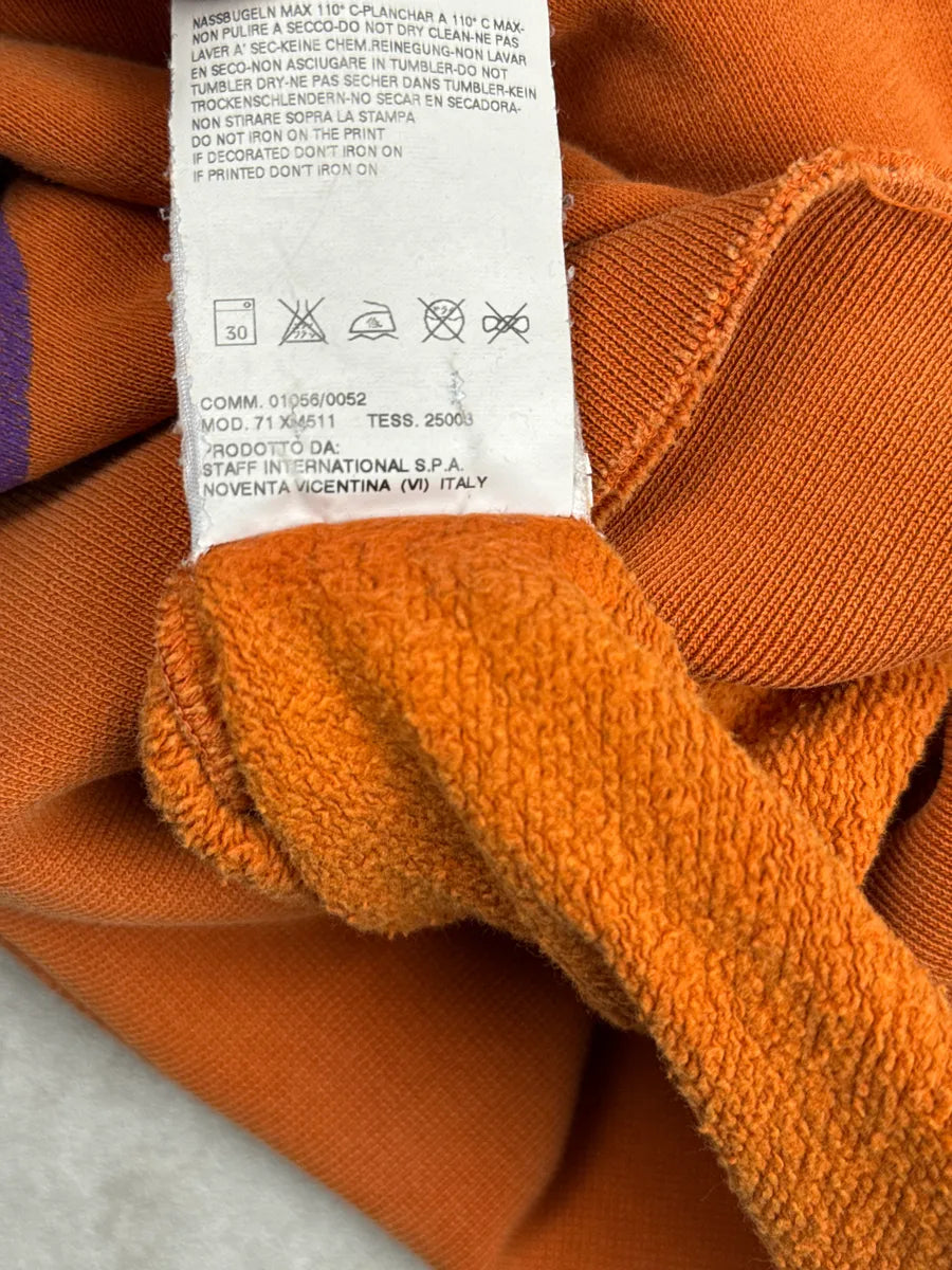 AW2005 Dsquared2 Orange Jesus’s Fried Distressed Sweatshirt yoEUcUup 12