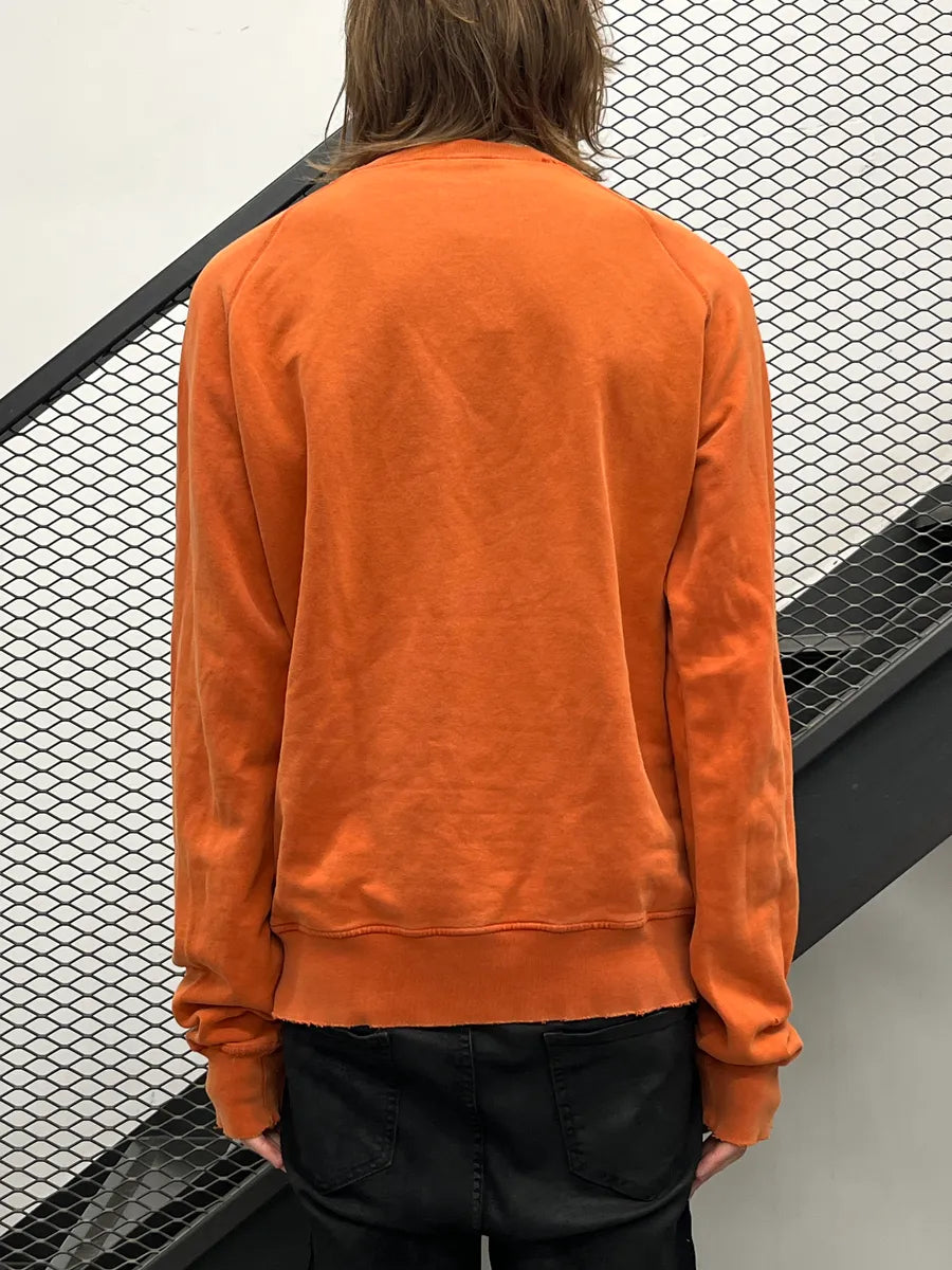 AW2005 Dsquared2 Orange Jesus’s Fried Distressed Sweatshirt yoEUcUup 2