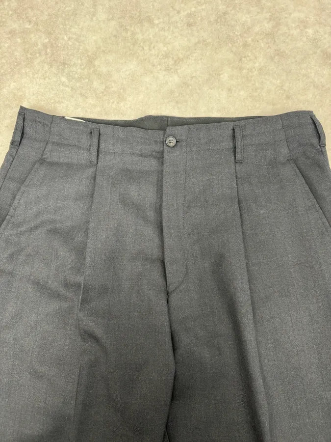 Yohji Yamamoto Black Wool Tailored Pants ZDEVcXm 4