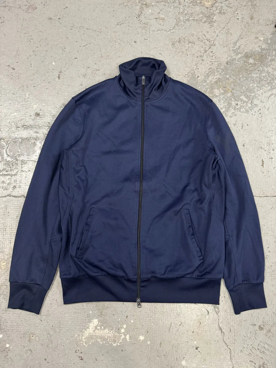 Yohji Yamamoto Navy Y3 Zip-up Sweater (L/XL) BXMpSVV 0