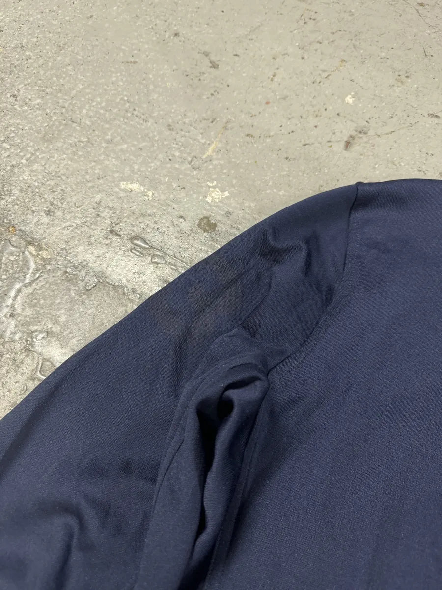 Yohji Yamamoto Navy Y3 Zip-up Sweater (L/XL) BXMpSVV 10